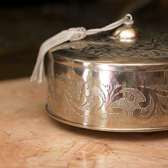 boite bijoux maillechort