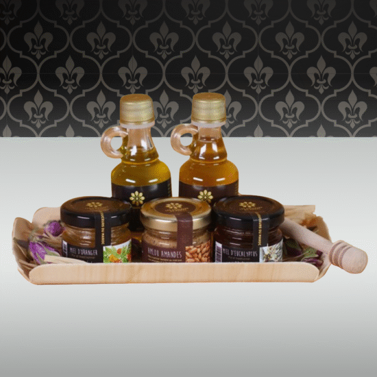 coffret artisanat agadir coffret produit de terroir coopérative artisanale agadir argan biologique cadeau miel bio boite cadeau artisanal