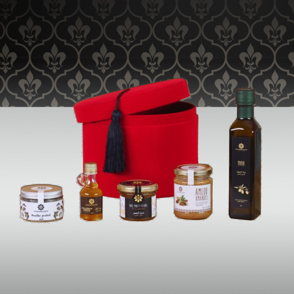 coffret artisanat agadir coffret produit de terroir coopérative artisanale agadir argan biologique cadeau miel bio boite cadeau artisanal