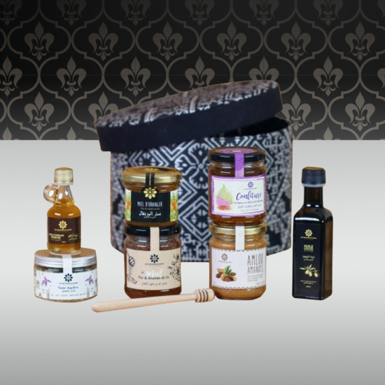 coffret artisanat agadir coffret produit de terroir coopérative artisanale agadir argan biologique cadeau miel bio boite cadeau artisanal