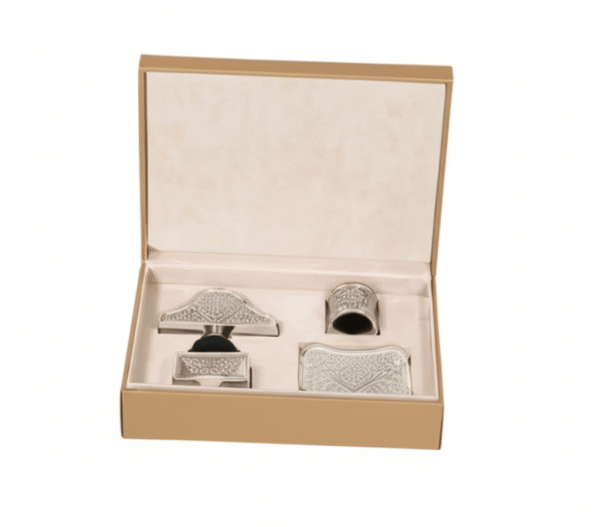 coffret accessoires de bureau cuivre artisanal agadir