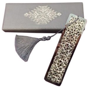 coffret marque page artisnal en cuivre - artisanat du Maroc