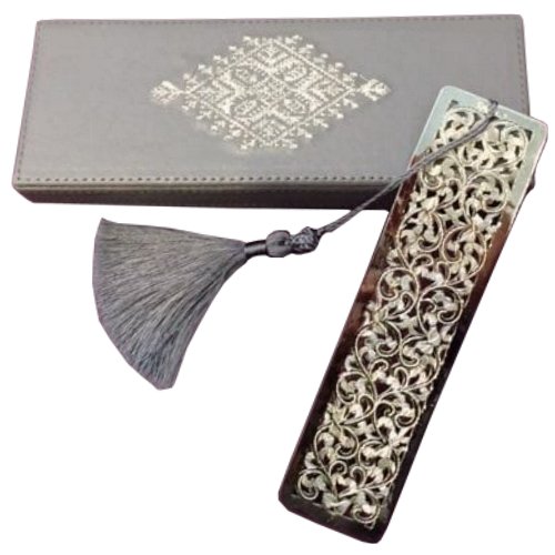 coffret marque page artisnal en cuivre - artisanat du Maroc