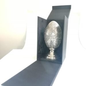 coffret trianglosore argente artisanal - artisanat du Maroc