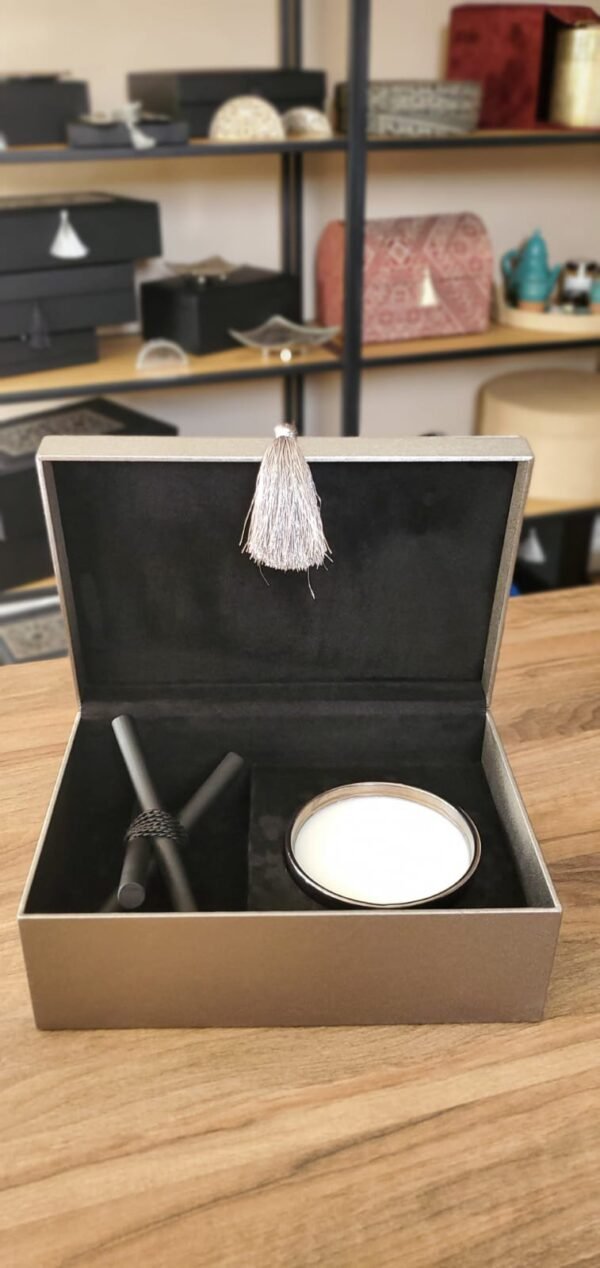 porte bougie artisanale v coffret artisanat agadir - Maroc