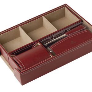 set de bureau artisanal cuir similicuir personnalise rabat casablanca 11